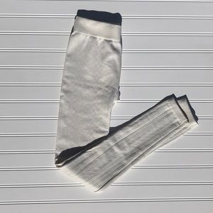 Thick wool lined footless tights